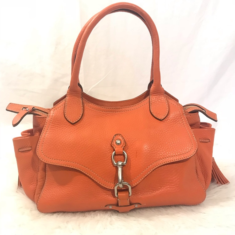 Cole Haan Orange Leather Bag